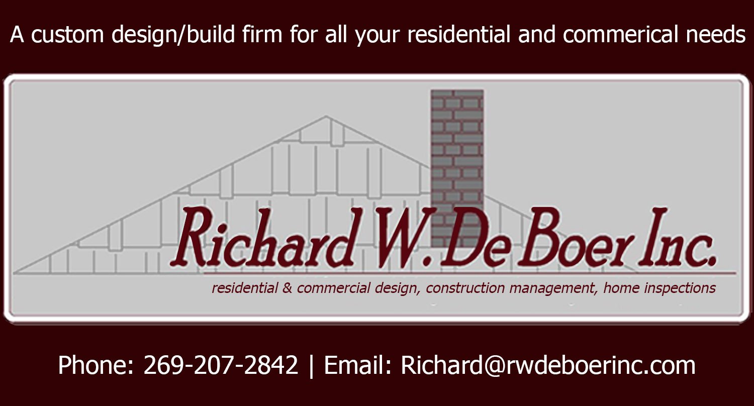 Richard W. De Boer Custom Builder - Logo