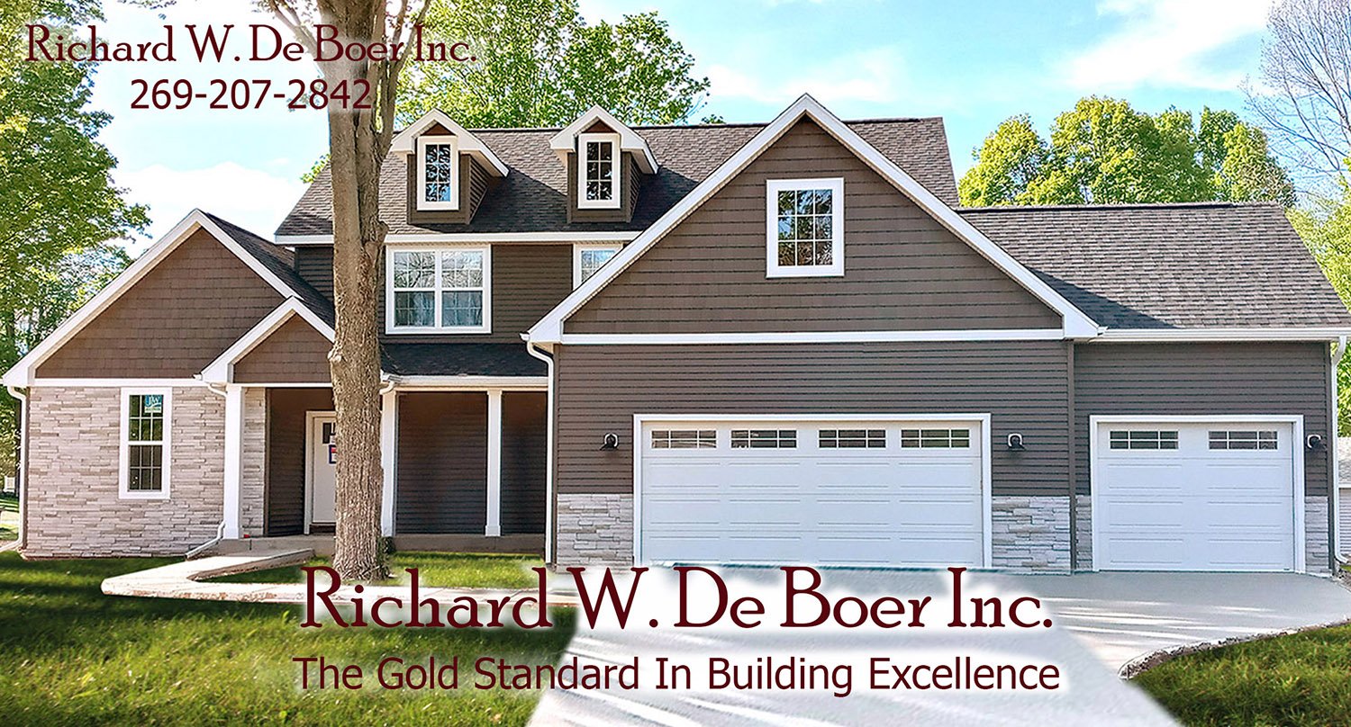 Richard W De Boer Inc. Custom Built home exterior
