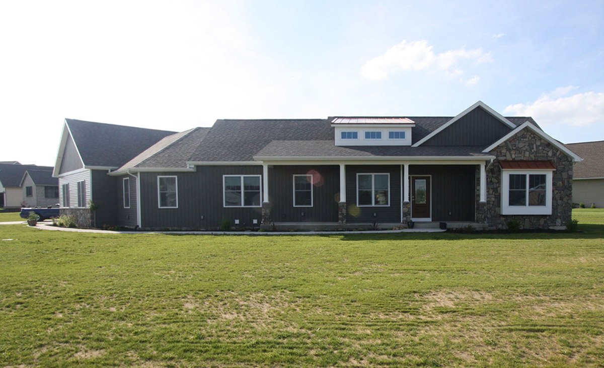 Custom designed and built home in Lawton, MI-1