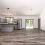 Open concept floorplan kitchen /dining area